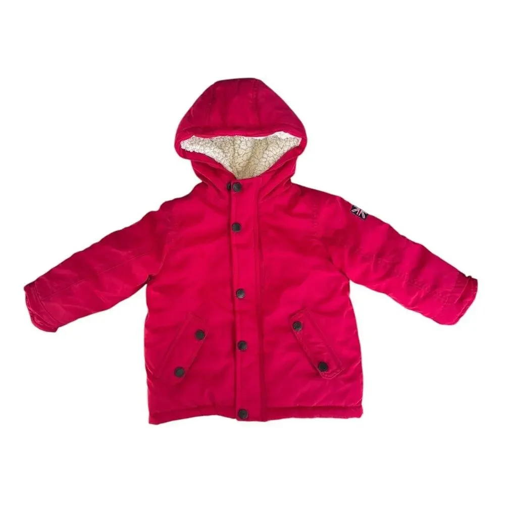 Ben Sherman Baby Boys Red Outerwear Jacket - Size 18 months